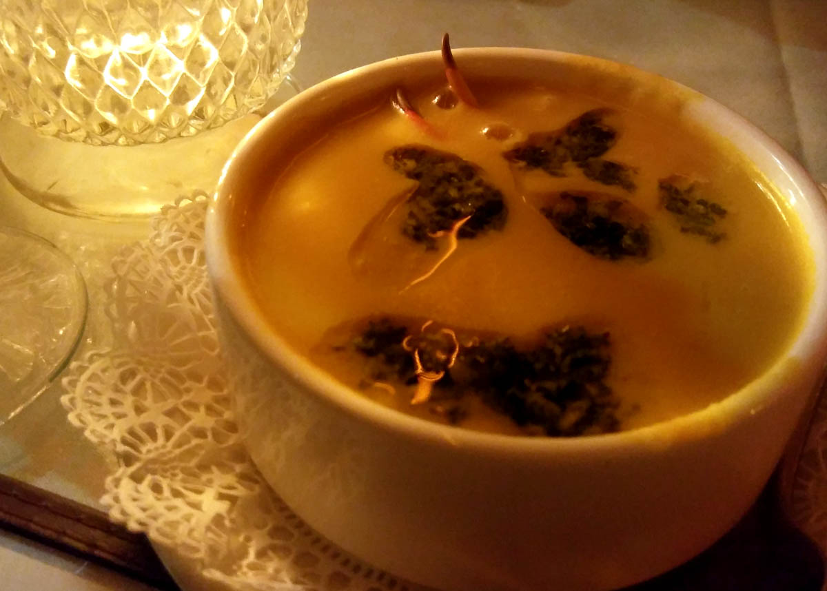 Mirliton and Crab Bisque